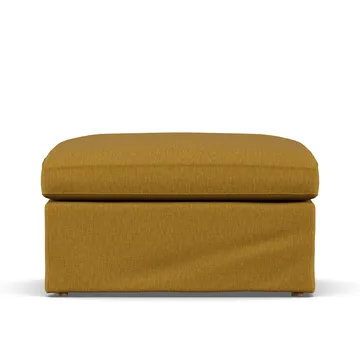 Linnevik fotskammel - Luiza Mustard 3972-hvitoljet eik, med skjørt - 1898