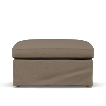 Linnevik fotskammel - Same Mole 6674-hvitoljet eik, med skjørt - 1898