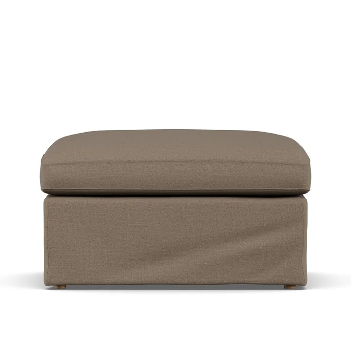 Linnevik fotskammel - Same Mole 6674-hvitoljet eik, med skjørt - 1898