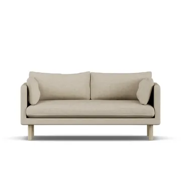 Linnevik sofa - Bern Beige 0341-hvitoljet eik, 2-seters - 1898