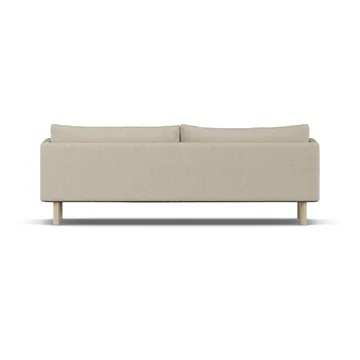 Linnevik sofa - Bern Beige 0341-hvitoljet eik, 4-seters, uten skjørt - 1898