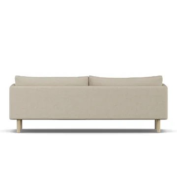 Linnevik sofa - Bern Beige 0341-hvitoljet eik, 4-seters - 1898