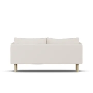Linnevik sofa - Caleido Beige 9600-hvitoljet eik, 2-seters - 1898