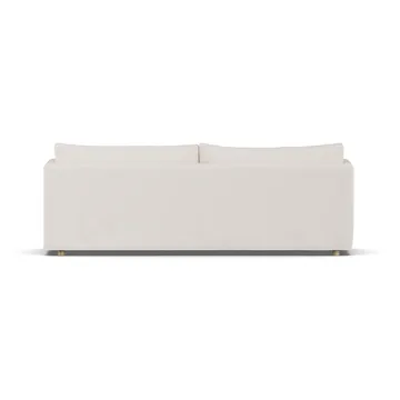 Linnevik sofa - Caleido beige 9600-hvitoljet eik, 4-seters, med skjørt - 1898
