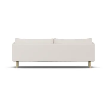 Linnevik sofa - Caleido Beige 9600-hvitoljet eik, 4-seters, uten skjørt - 1898
