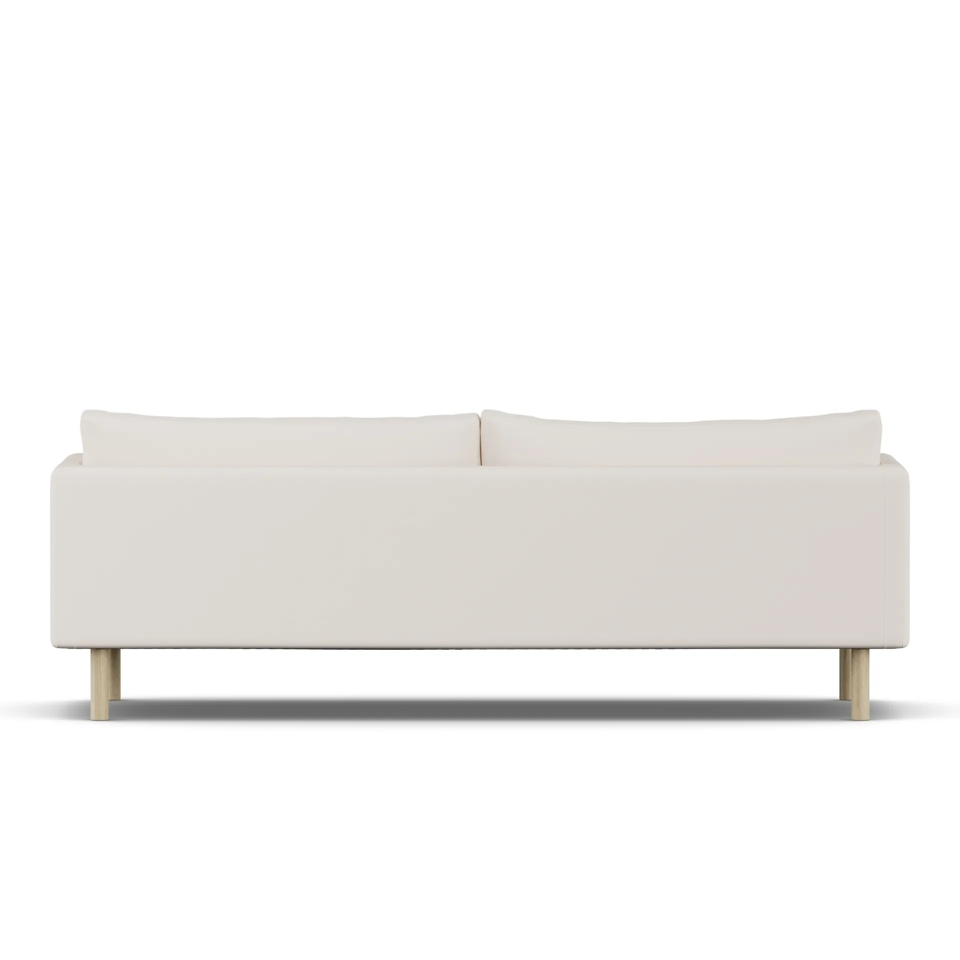 Linnevik sofa, Caleido Beige 9600-hvitoljet eik, 4-seters 1898