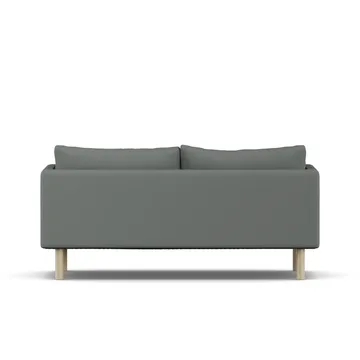 Linnevik sofa - Caleido Grey 1240-hvitoljet eik, 2-seters, uten skjørt - 1898