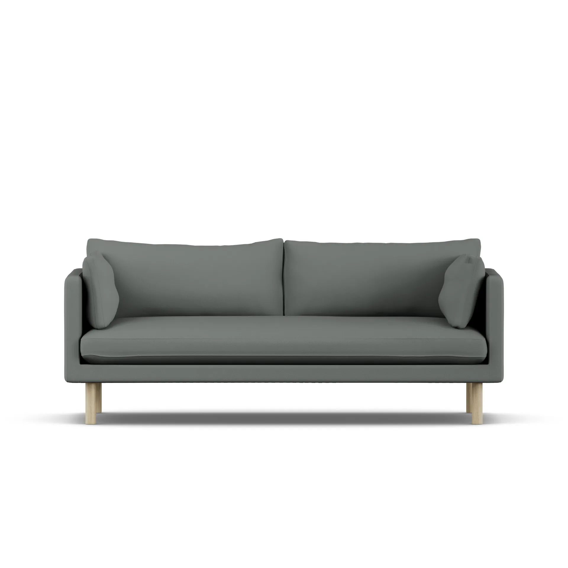 Linnevik sofa, Caleido Grey 1240-hvitoljet eik, 3-seters 1898