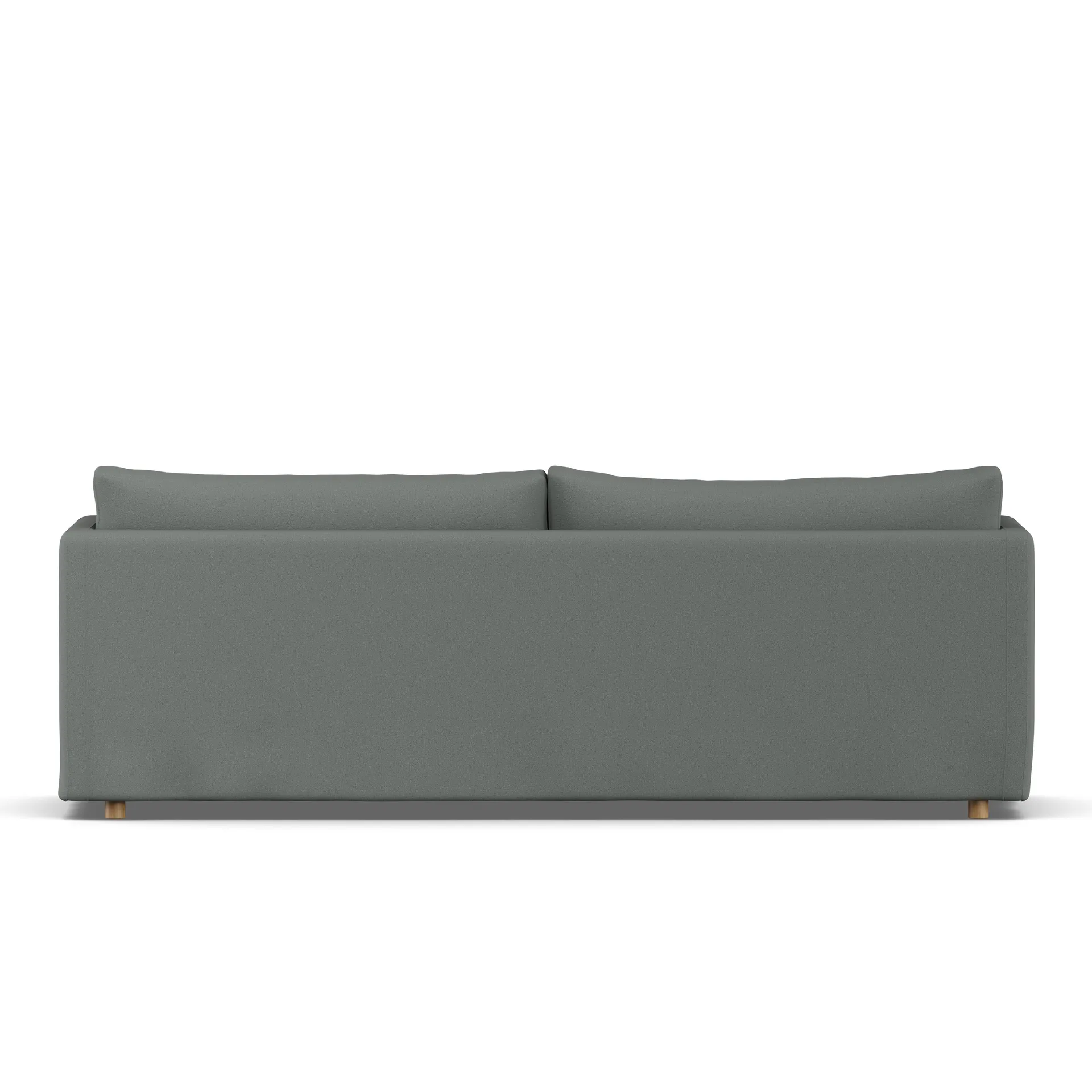Linnevik sofa, Caleido grey 1240-hvitoljet eik, 4-seters, med skjørt 1898
