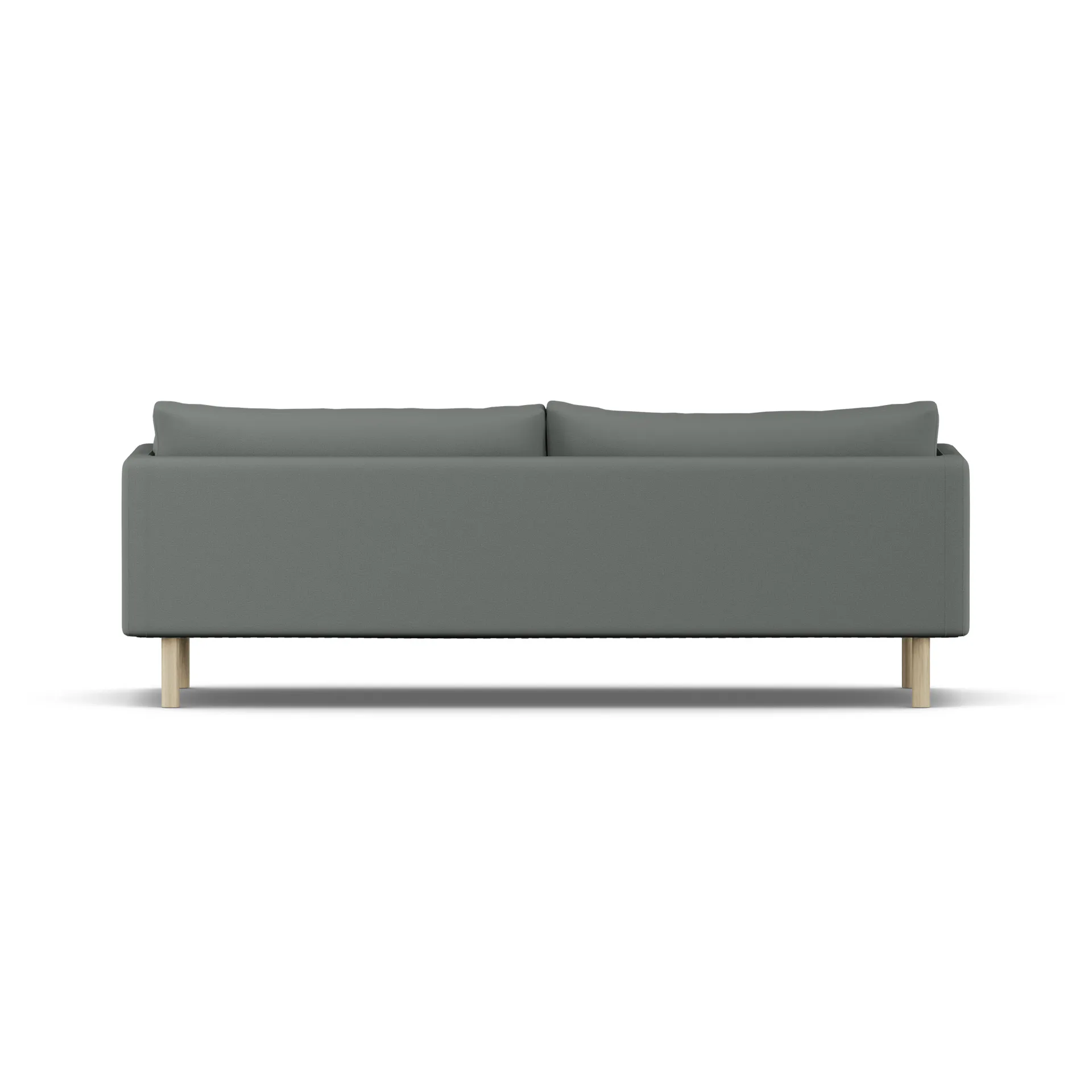 Linnevik sofa, Caleido Grey 1240-hvitoljet eik, 4-seters, uten skjørt 1898