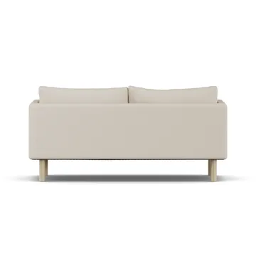 Linnevik sofa - Jump Beige 1956-hvitoljet eik, 2-seters, uten skjørt - 1898