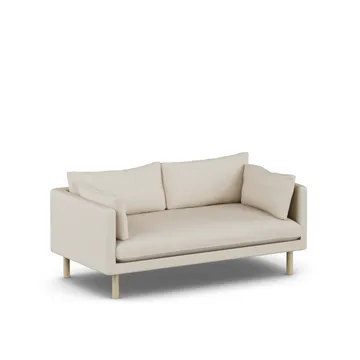 Linnevik sofa - Jump Beige 1956-hvitoljet eik, 2-seters - 1898