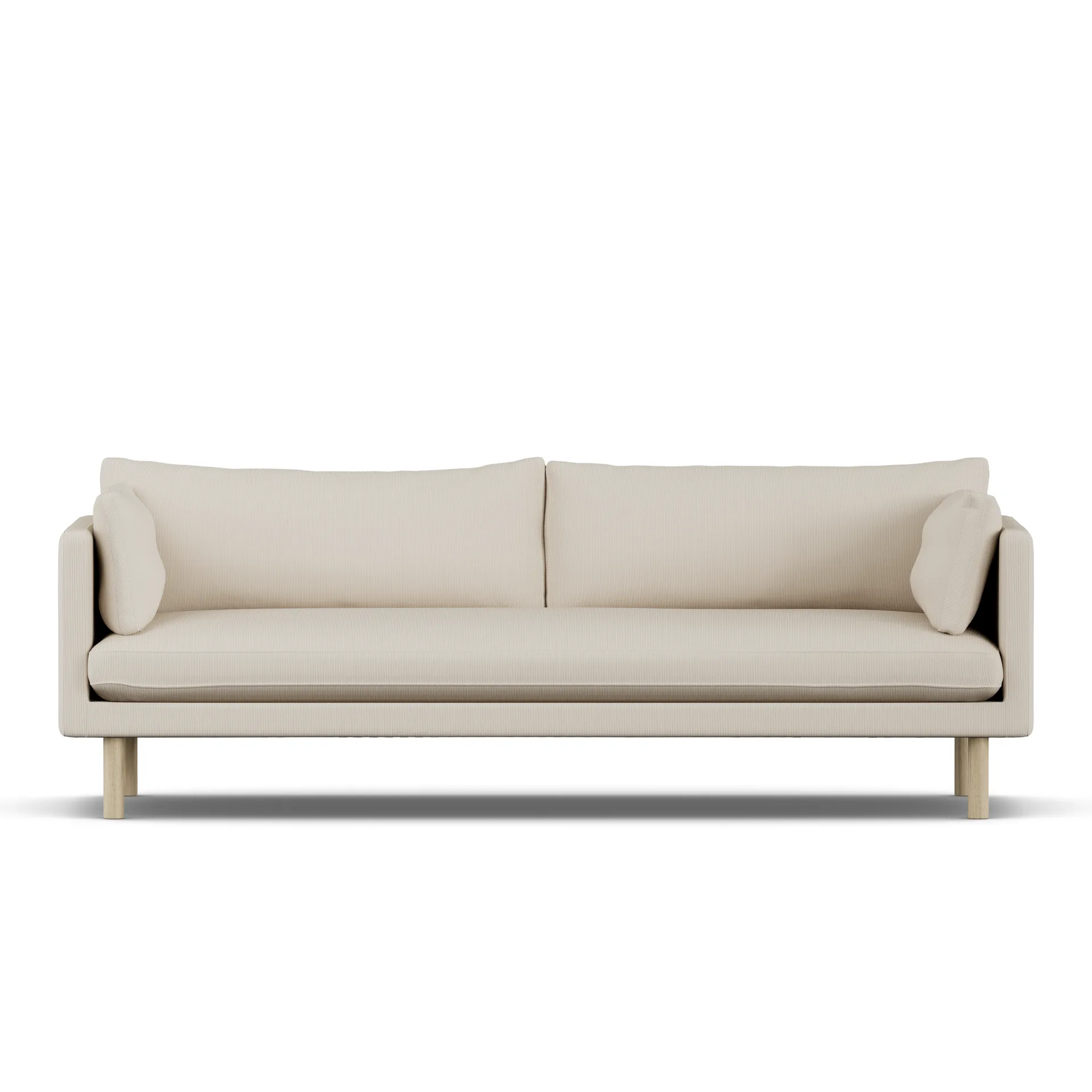 Linnevik sofa, Jump Beige 1956-hvitoljet eik, 4-seters 1898