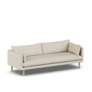 Linnevik sofa - Jump Beige 1956-hvitoljet eik, 4-seters - 1898