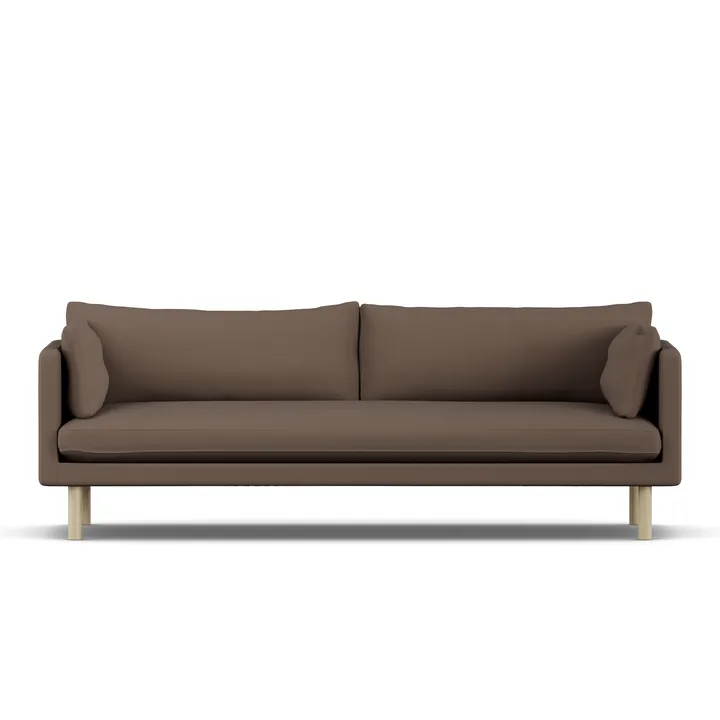 Linnevik sofa - Jump Brown 1955 1955-hvitoljet eik, 4-seters - 1898