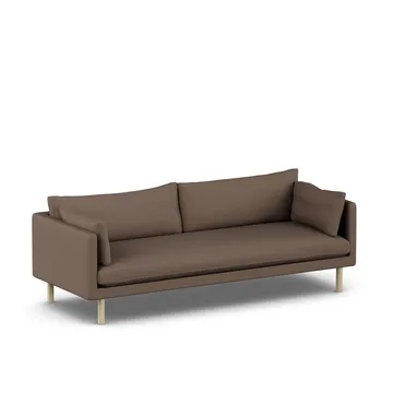 Linnevik sofa - Jump Brown 1955 1955-hvitoljet eik, 4-seters - 1898
