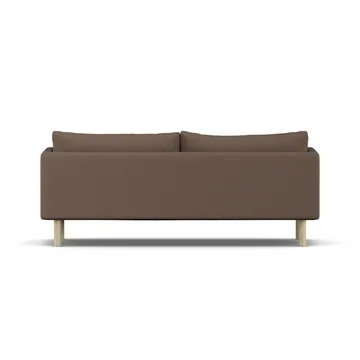 Linnevik sofa - Jump Brown 1955-hvitoljet eik, 3-seters, uten skjørt - 1898