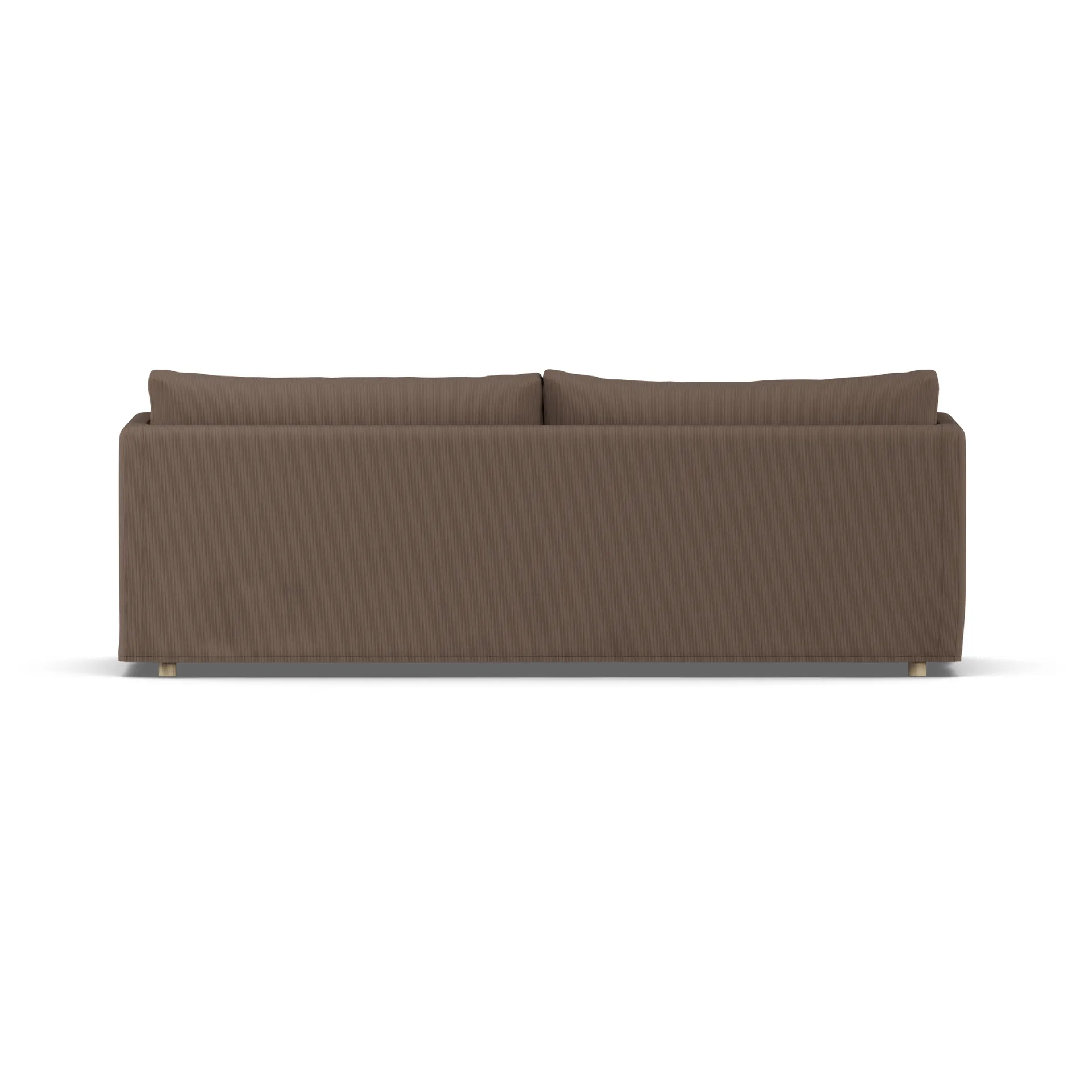 Linnevik sofa, Jump brown 1955-hvitoljet eik, 4-seters, med skjørt 1898