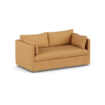 Linnevik sofa - Jump Honey 1959-hvitoljet eik, 2-seters, med skjørt - 1898