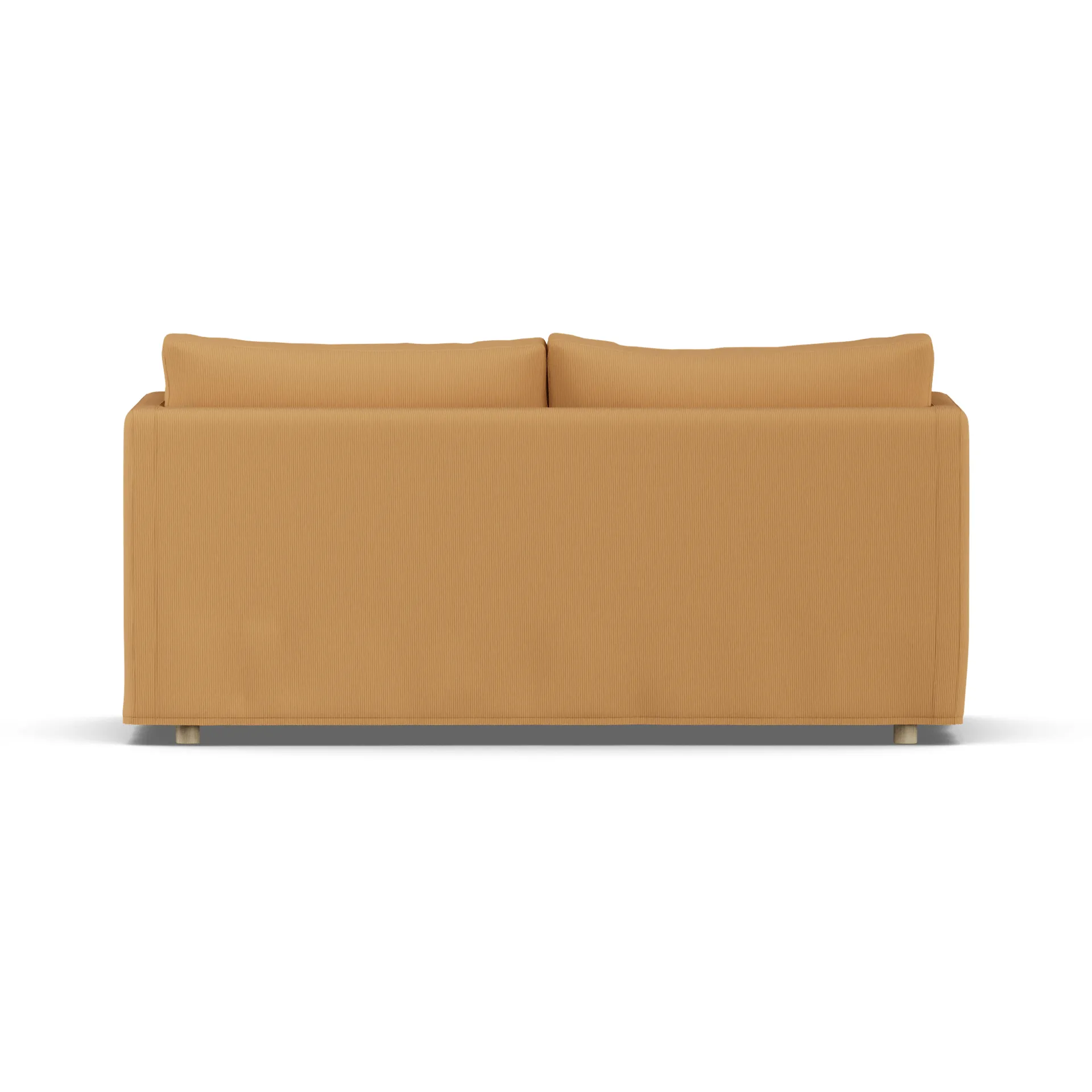 Linnevik sofa, Jump Honey 1959-hvitoljet eik, 2-seters, med skjørt 1898