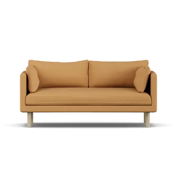 Linnevik sofa - Jump Honey 1959-hvitoljet eik, 2-seters, uten skjørt - 1898