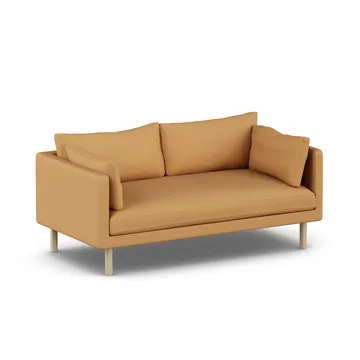 Linnevik sofa - Jump Honey 1959-hvitoljet eik, 2-seters, uten skjørt - 1898