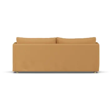Linnevik sofa - Jump Honey 1959-hvitoljet eik, 3-seters, med skjørt - 1898