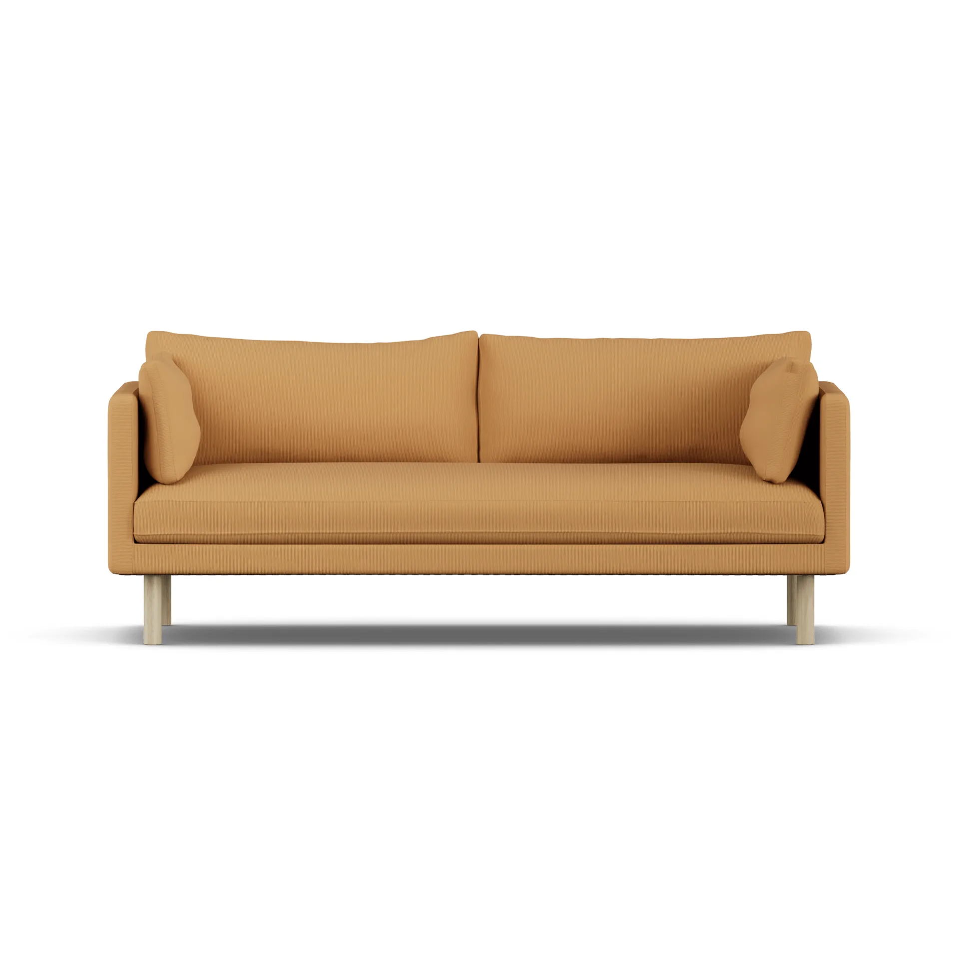 Linnevik sofa, Jump Honey 1959-hvitoljet eik, 3-seters, uten skjørt 1898