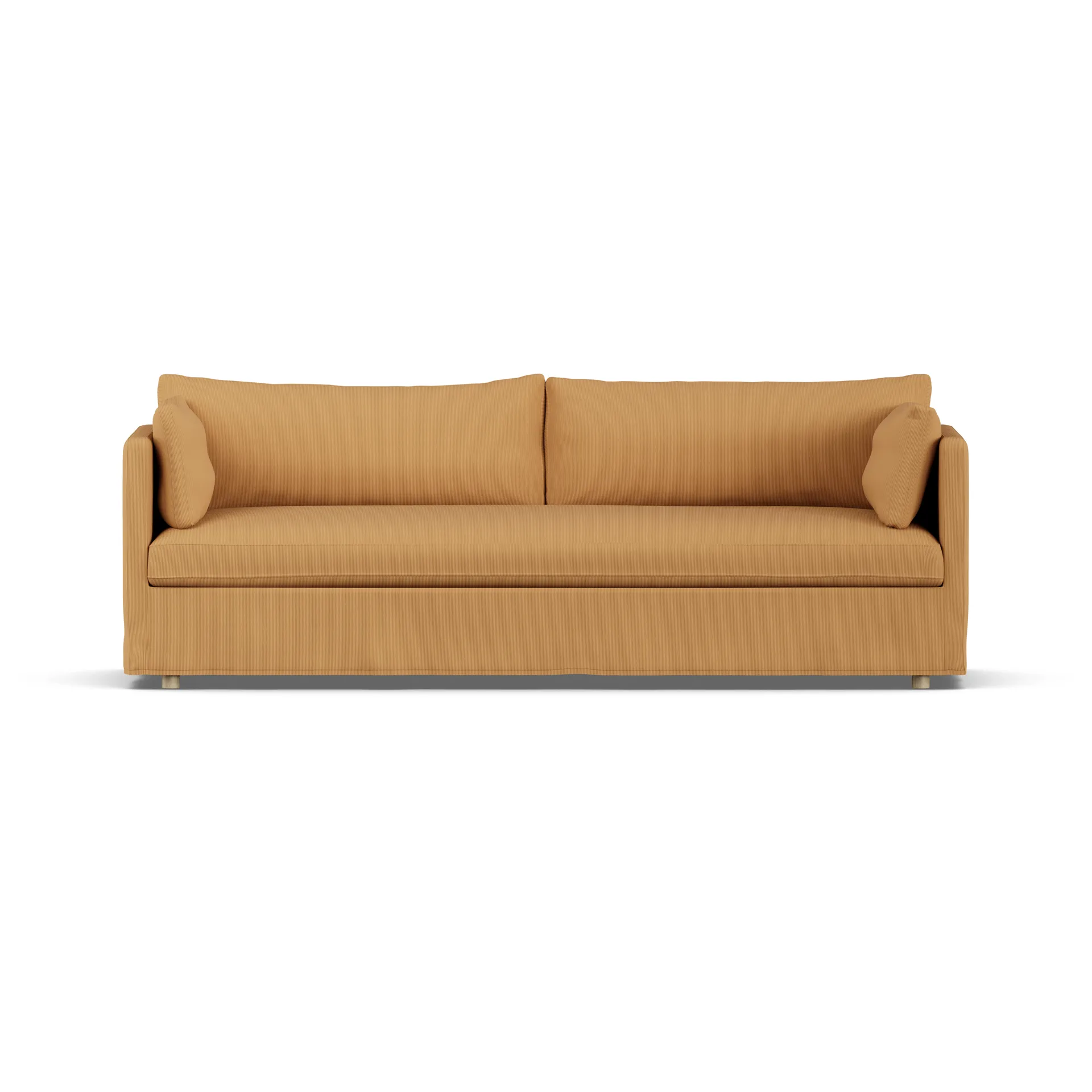 Linnevik sofa, Jump honey 1959-hvitoljet eik, 4-seters, med skjørt 1898