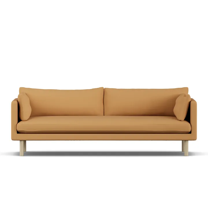 Linnevik sofa - Jump Honey 1959-hvitoljet eik, 4-seters - 1898
