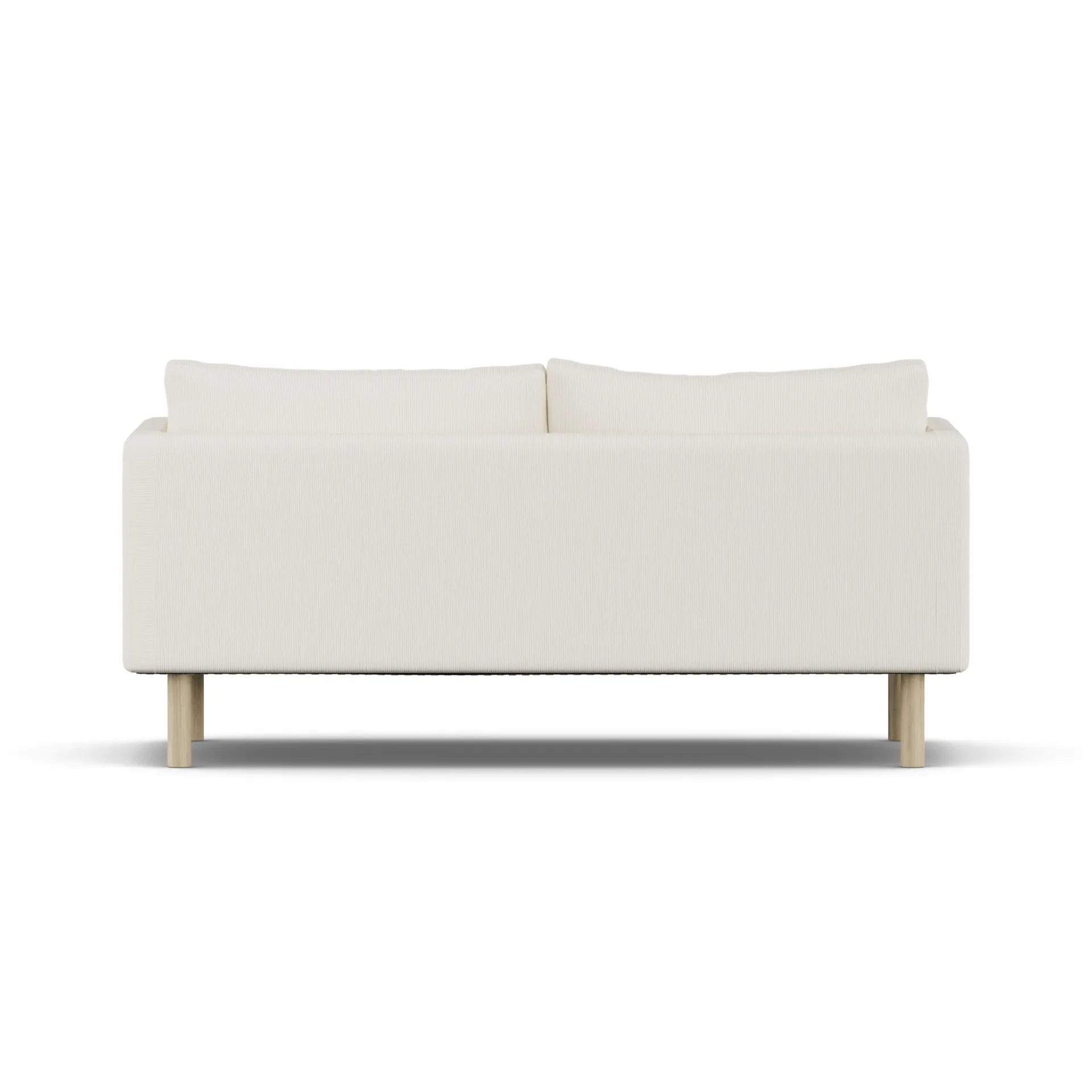Linnevik sofa, Jump Off White 1954-hvitoljet eik, 2-seters, uten skjørt 1898