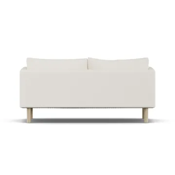 Linnevik sofa - Jump Off White 1954-hvitoljet eik, 2-seters, uten skjørt - 1898