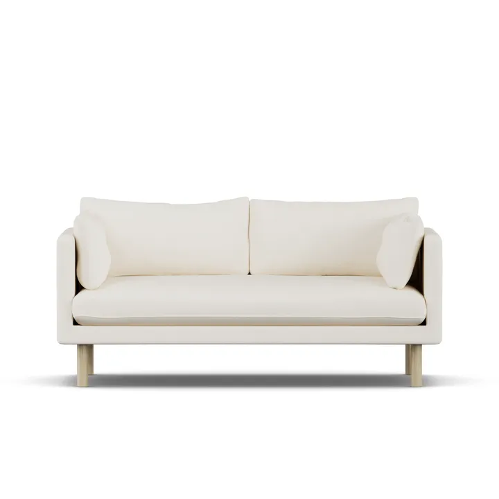 Linnevik sofa - Jump Off White 1954-hvitoljet eik, 2-seters - 1898