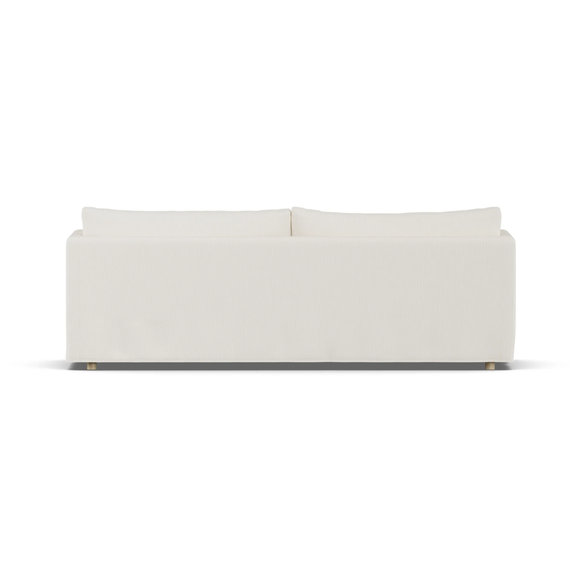 Linnevik sofa, Jump off white 1954-hvitoljet eik, 4-seters, med skjørt 1898