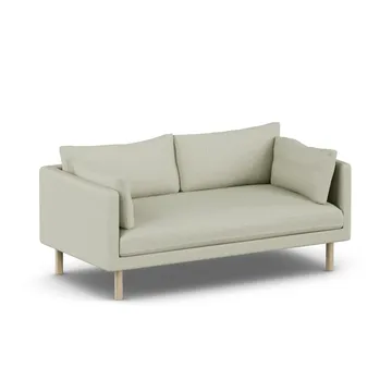 Linnevik sofa - Luiza Beige 3981-hvitoljet eik, 2-seters, uten skjørt - 1898