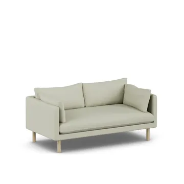 Linnevik sofa - Luiza Beige 3981-hvitoljet eik, 2-seters - 1898