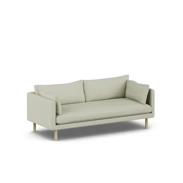 Linnevik sofa - Luiza Beige 3981-hvitoljet eik, 3-seters - 1898