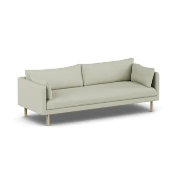 Linnevik sofa - Luiza Beige 3981-hvitoljet eik, 4-seters, uten skjørt - 1898