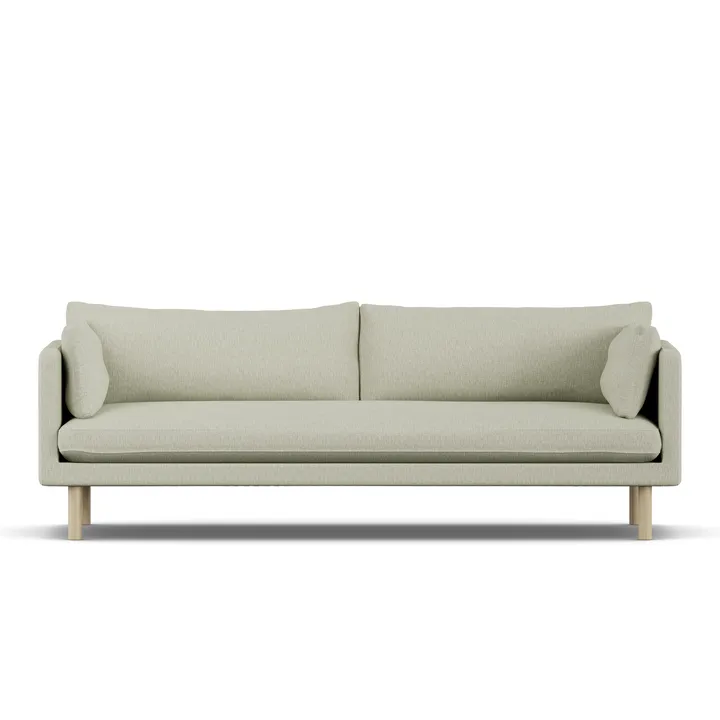 Linnevik sofa - Luiza Beige 3981-hvitoljet eik, 4-seters - 1898