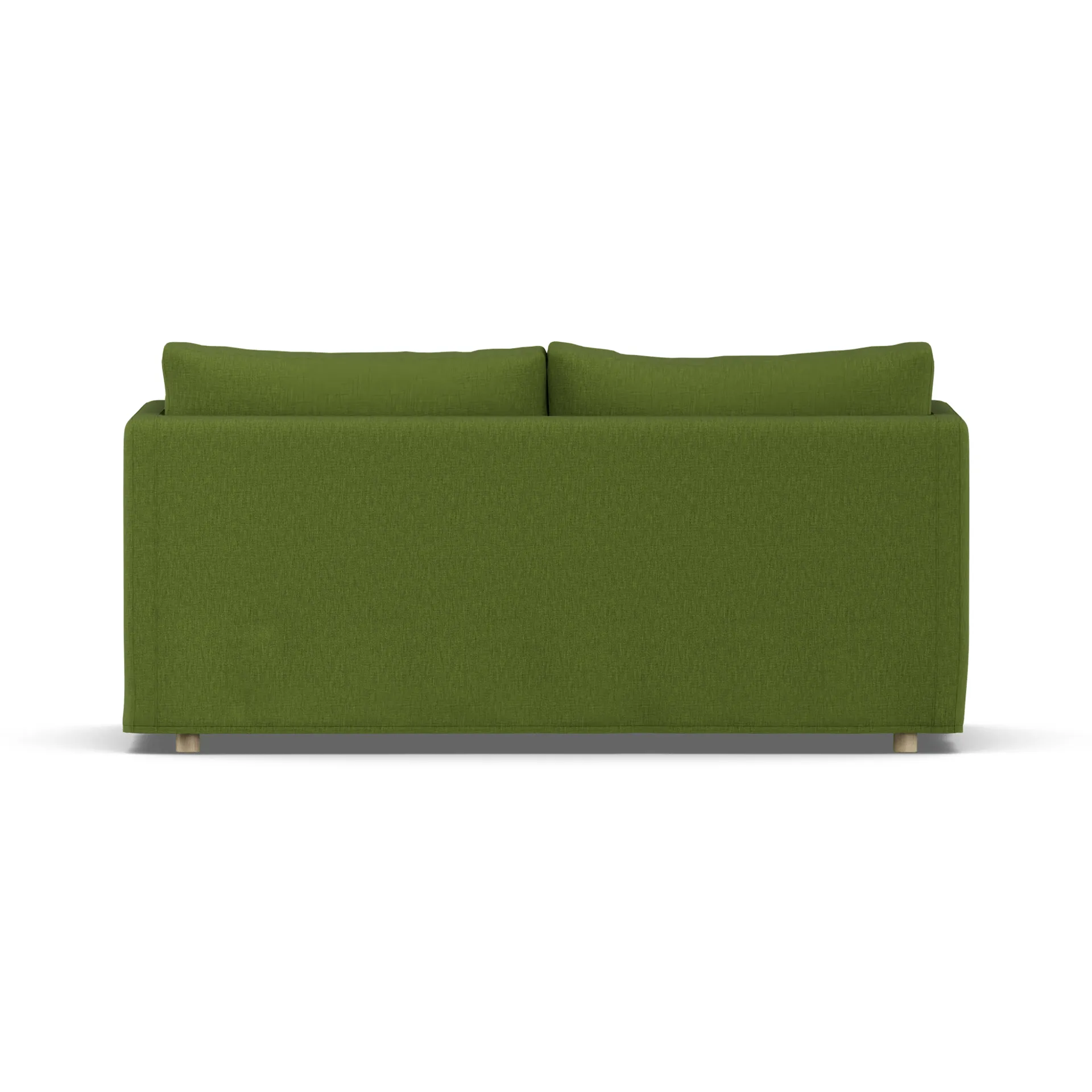 Linnevik sofa, Luiza Green 3975-hvitoljet eik, 2-seters, med skjørt 1898