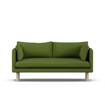 Linnevik sofa - Luiza Green 3975-hvitoljet eik, 2-seters - 1898