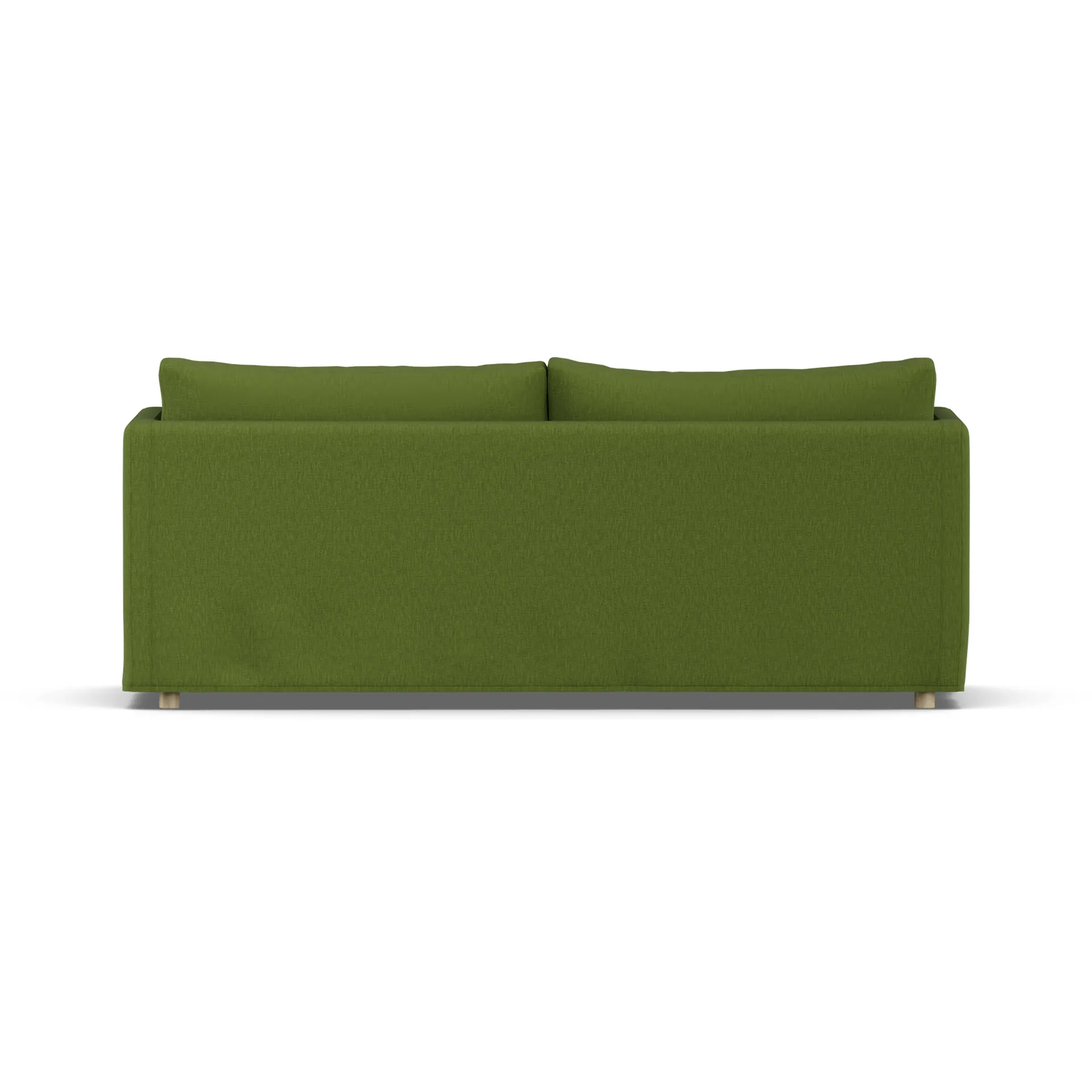 Linnevik sofa, Luiza green 3975-hvitoljet eik, 3-seters, med skjørt 1898
