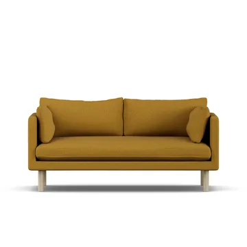 Linnevik sofa - Luiza Mustard 3972-hvitoljet eik, 2-seters - 1898