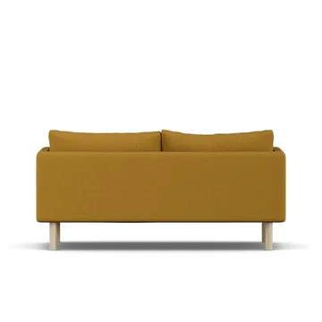 Linnevik sofa - Luiza Mustard 3972-hvitoljet eik, 2-seters - 1898