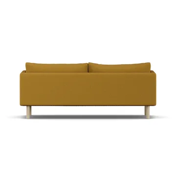 Linnevik sofa - Luiza Mustard 3972-hvitoljet eik, 3-seters, uten skjørt - 1898