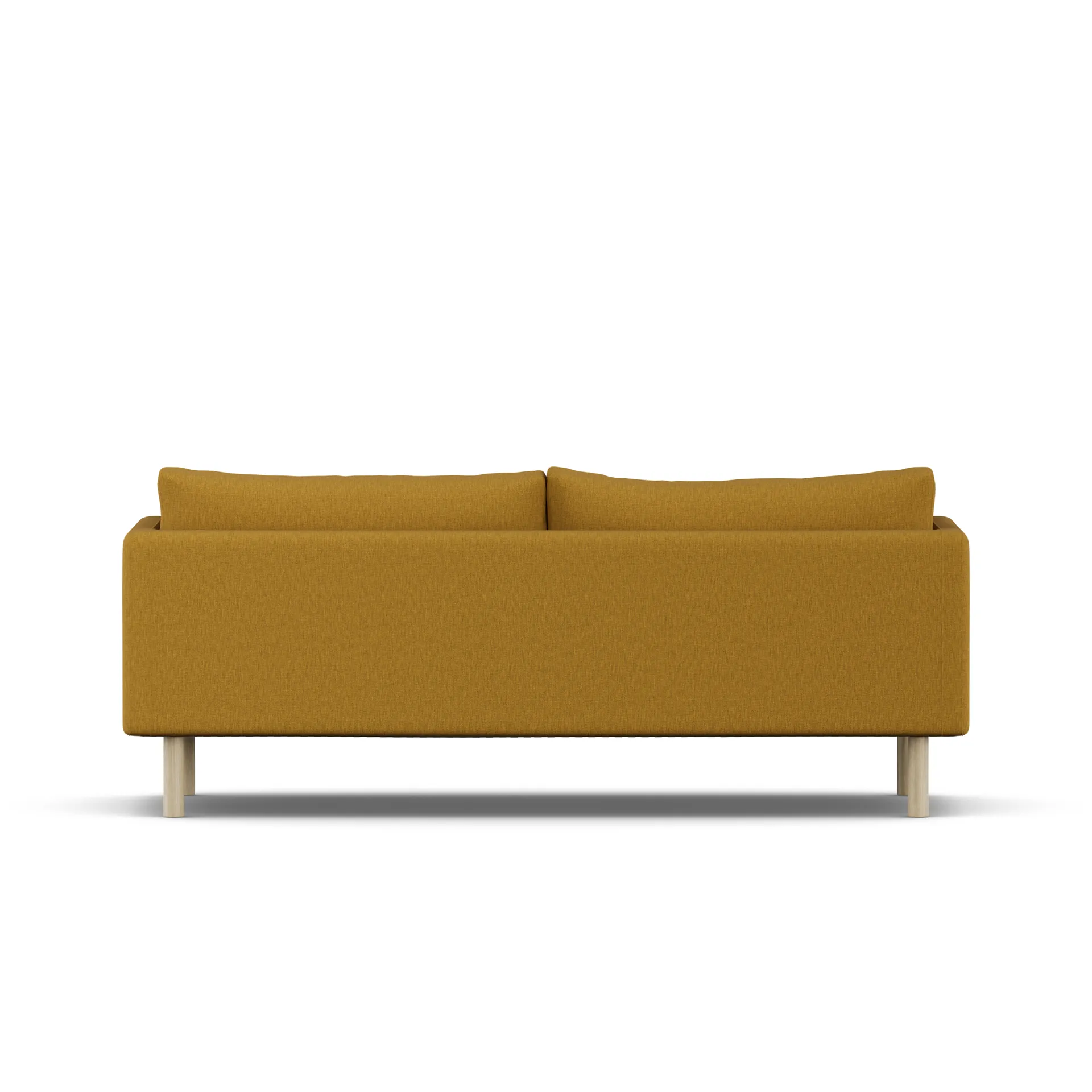 Linnevik sofa, Luiza Mustard 3972-hvitoljet eik, 3-seters 1898