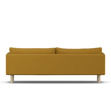 Linnevik sofa - Luiza Mustard 3972-hvitoljet eik, 4-seters - 1898