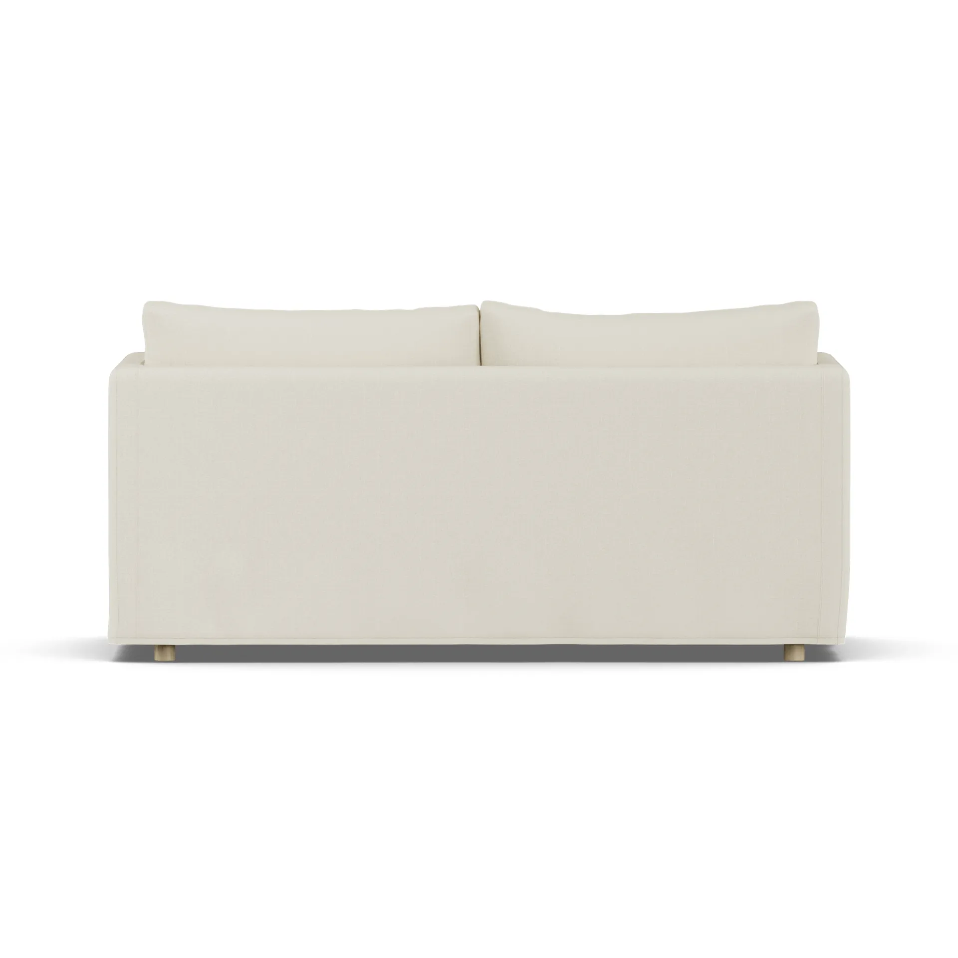 Linnevik sofa, Oslo Nature 1540-hvitoljet eik, 2-seters, med skjørt 1898