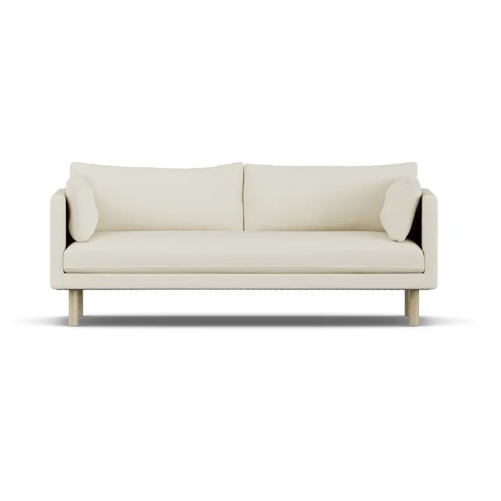 Linnevik sofa - Oslo Nature 1540-hvitoljet eik, 3-seters, uten skjørt - 1898