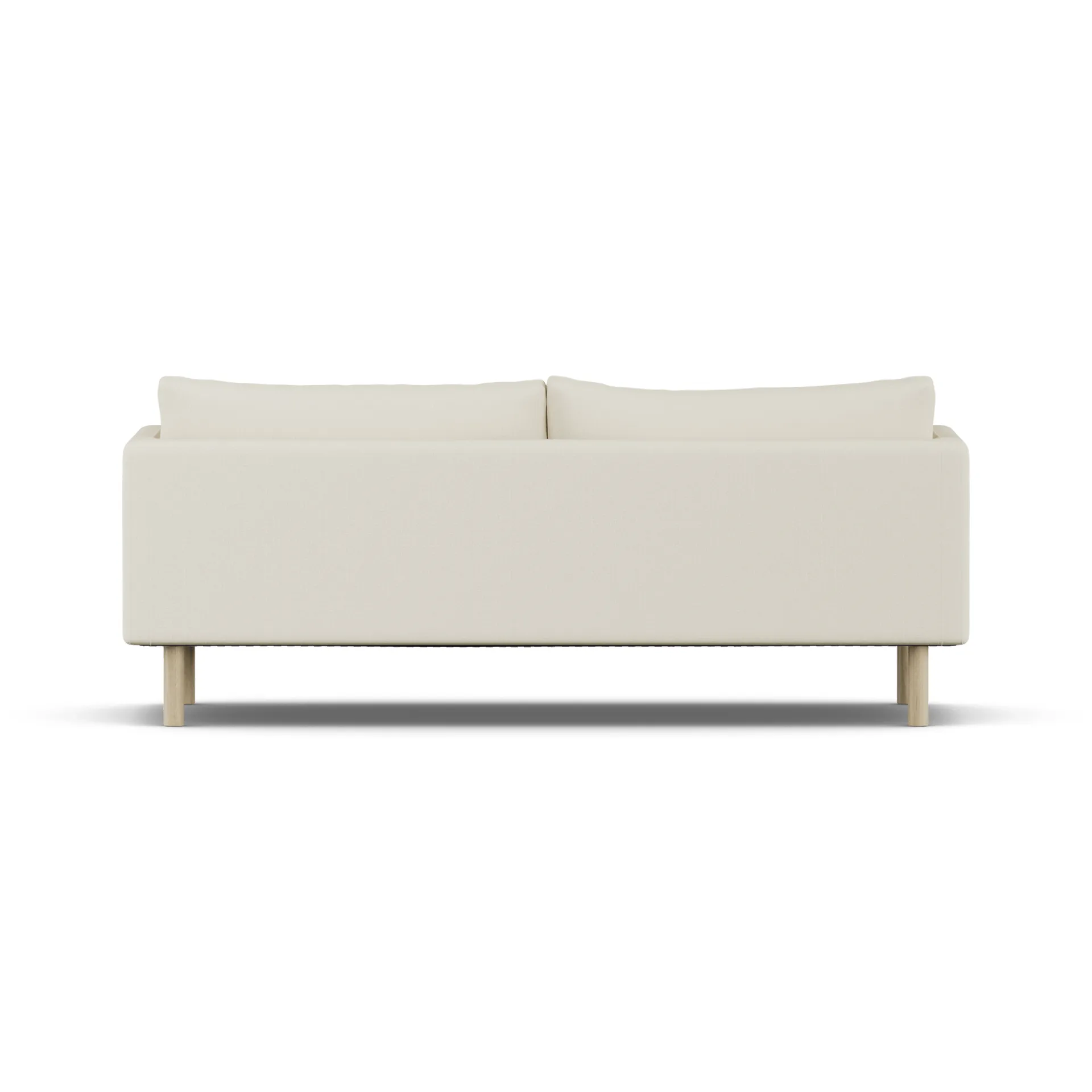 Linnevik sofa, Oslo Nature 1540-hvitoljet eik, 3-seters, uten skjørt 1898